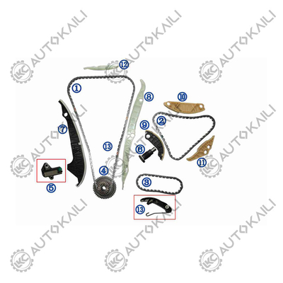 AUDI/VW EA888 için Zamanlama Zinciri Kiti (III. ve yarısı) AUDI A4 (8K2 B8) 1.8/2.0 A5 (8T3) 1.8/2.0 TFSI 15- 06K109158AD 8*170