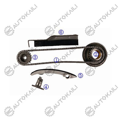 Plastik PA66 / PA46 Zamanlama Zinciri L200 4WD Dizel 4M40T 2.8L için 03-06