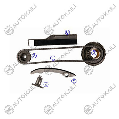 Plastik PA66 / PA46 Zamanlama Zinciri L200 4WD Dizel 4M40T 2.8L için 03-06