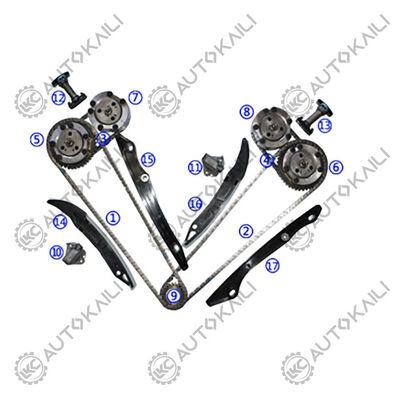 Ford 302CU. IN. V8 GAS DOHC Petrol Coyote 5.0L 11-13 için zamanlama zinciri kiti