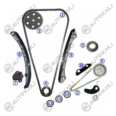 Mazda 3 benzinli LF5H / LF5W 2.0L için zamanlama zinciri seti 08-14