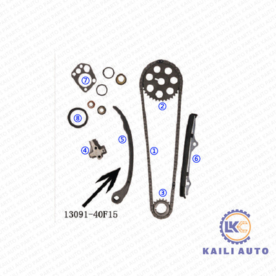 NISSAN 240SX Zamanlama Zinciri BLUEBIRD NAVARA NOMAD PINTARA PRAIRIE SILVIA KA24E SOHC 12V 2.4L 89-93 13028-40F01 102L