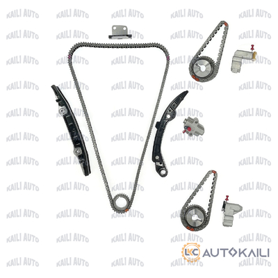 NISSAN VQ23DE/VQ25DE/VQ35DE 2.3L/2.5L TEANA ((J32)/TEANA ((J31) 03-13 13028-JK00A 196L için zamanlama zinciri kiti