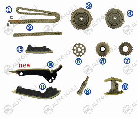 BENZ E-KLASS 2.0L OM654 DIESE 10-17 A0019930576 102L için zamanlama zinciri kiti