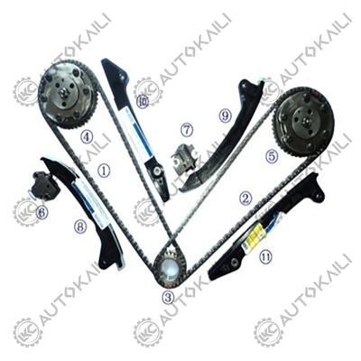 Ford 6.2L 379Cu. In.V8 GAS SOHC F-150 F250 F-350 Super Duty için zamanlama zinciri kiti