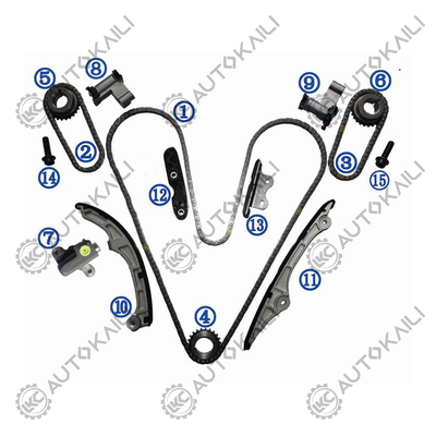 3.5-W, C 3496cc VVT V6 N7WGE 2007-10 Edge07-10,Flex non turbo09-10 Flex turbo09, Fusion07-09,Taurus09,Taurus X 08-09 için zamanlama zinciri kiti