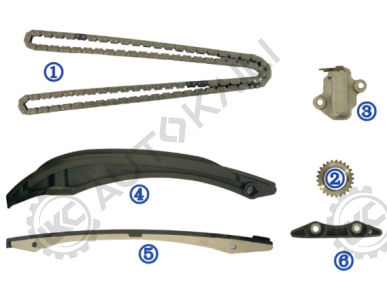 Timing Chain Kit For FIESTA Petrol YZJA 1.5L 18-/FOCUS IV HN/HM Petrol Y1DA 1.5L 18-