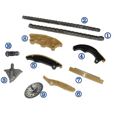 Plastik PA66 / PA46 Zamanlama Zinciri Kiti Ranger Rover Evoque Petrol PT204 2.0T 17-18 için