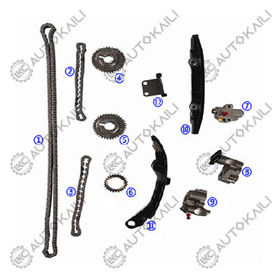 INFINITI G35 VQ35DE V6 3.5L 03-05 için Zamanlama Zinciri Kiti