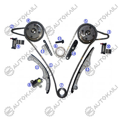MAZDA 3.7-A,B,V DOHC V6 2007-2011 için Zamanlama Zinciri Kiti