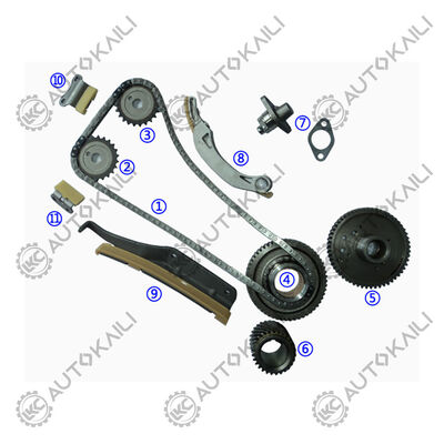 4M41T MONTERO/PAJERO/SHOGUN/TRITON DOHC 16V 3.2L için zamanlama zinciri kiti 1999-2005