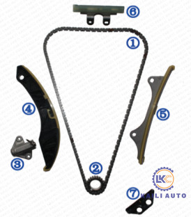 HYUNDAI/KIA i10 i10 Grand i20 i20 ELITE KIA RIO SALOON PICANTO Motor G4LA 1.2L 24321-03010 9*160L için zamanlama zinciri kiti