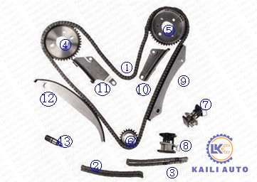 DODGE/CHRYSLER/JEEP Charger/Intrepid/Magnum Concorde için zamanlama zinciri kiti 4663635 180L 4663676