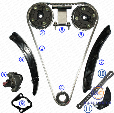 GM/CHEVROLET/BUICK/Cadillac için zamanlama zinciri kiti MALIBU SPARK VOLT Lacross VERANO 12636521 9*178 12636527