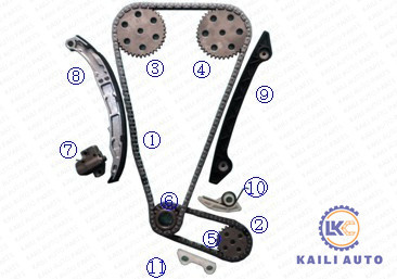 FORD RANGER Pikap Zamanlama Zinciri Kiti 2.3-D,Z 140CI 2300CC 16V DOHC 1L5Z6268AA 138L