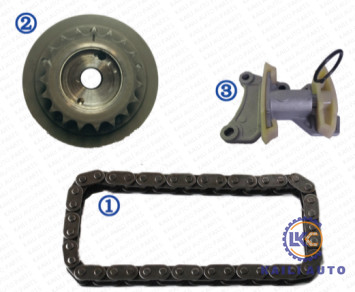 AUDI VW TT A4 A3 2.0L 1984CC 06D109229A 42L 06F109217A için Zamanlama Zinciri Kiti
