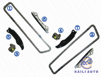 13506-51020 13506-51020 90L Motor Zamanlama Zinciri Kiti TOYOTA 1VD-FTV DİZEL 4.5L TURBO DİZEL