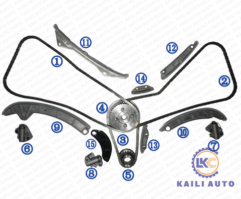 Subaru Legacy Outback Zamanlama Zinciri Kiti 3.6L EZ36D 13143AA081 154L 13142AA080