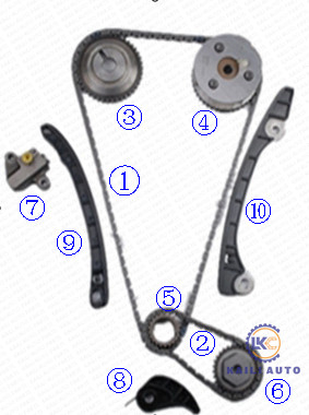 Motor Z12 L10 K12 VVT Zamanlama Zinciri NISSAN CUBE JUKE LATIO LIVINA MICRA E11 13028-ED000